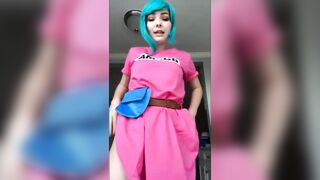 OMGcosplay Bulma Snapchat Leaked Video