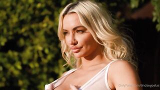 Lindsey Pelas Nude See Through Lingerie Tease Video