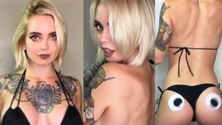 Sara X Mills Leaked Youtuber Dancing in Black Thong Video