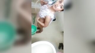 Mousumi Indian Babe Shower Tease