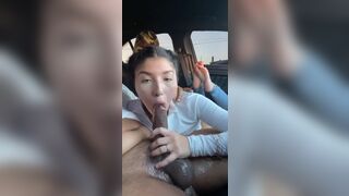 Thrilled Asian Blowjob And Fucked In The Car Video