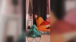 Horny Webslut Teasing And Fucking A Dildo In Hairy Pussy Video