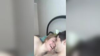 Gorgeous adorable russian girl fucks boyfriend on periscope