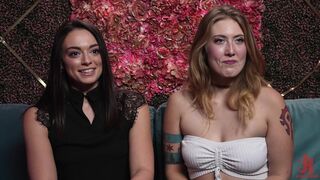 Electra and Sophia Strap on Anal Fuck after Try on Mutiple Dildo in Their Holes Video
