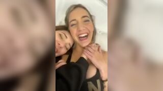 Sexy lesbians showing titties on periscope