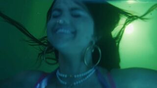 Selena Gomez Super Wet in the Pool BTS Video