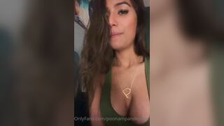 Poonam Pandey Hot Indian Teasing With Her Boobs OnlyFans Video