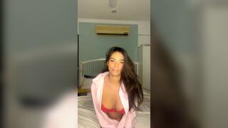 Poonam Pandey Hot Indian Slut Teasing While Wearing Thong OnlyFans Video