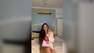 Poonam Pandey Hot Indian Slut Teasing While Wearing Thong OnlyFans Video