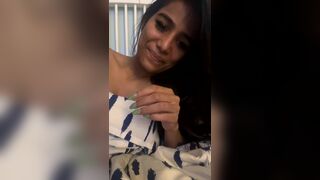 Poonam Pandey Horny Indian Babe Reading Comments Streaming OnlyFans Video
