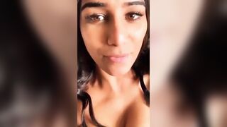 Poonam Pandey Hot Slut With Big Tits Teasing While Wearing Bra OnlyFans Video