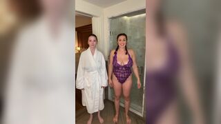 Two Big Titty Sluts Getting Naked Tiktok Video