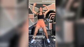 Ana Cheri OnlyFans Workout Lewd Video