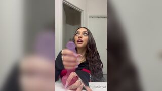 Hiitssenya Ready To Jerk Off For Me Sucking Dildo And Handjob While Showing Cute Boobs Onlyfans Leaked Video