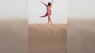 Sexy Ashwitha4real Desert Topless Strip Onlyfans Video Leaked