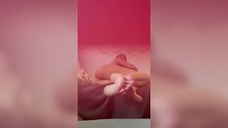 Slutty Wife Twerking Naked Ass On Bed Teasing Homemade Video