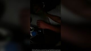 ScarlettKissesXO Horny Bitch POV Car Blowjob OnlyFans Video