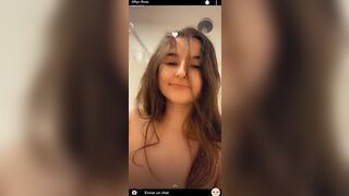 Aftyn Rose Cute Teen Playing With Boobs And Nude Compilation Snapchat Video