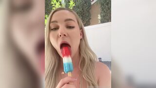 STPeach Popsicle Blowjob Outdoors Video Leaked