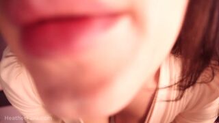Heatheredeffect Curvy Babe Hot Licking ASMR joi Video