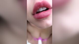 Heatheredeffect Lusty Beauty Kiss ASMR in Pinkdress Video