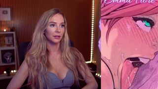 Bebahan AKA Hannah Hot Streamer Reacting To Sex Clips Video