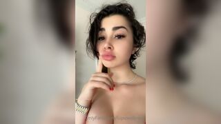 LupuWellness Cute Baby Wearing Red Lingerie Touching Boobs OnlyFans Video