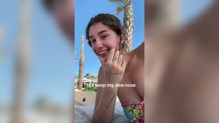 Beautiful Girl Nipple Slip While Doing TikTok Video