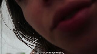 Asmrclaudy Feet Tease and Licking ASMR Video
