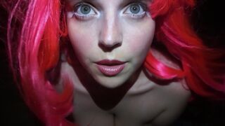 Codi Vore Redhead Slut Dildo Tit Fuck At Night Video