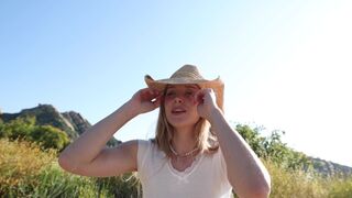 Caroline Zalog Cowgirl Try on PPV Video Leaked