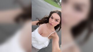 Sophie Sexy Girl Down Blouse Teasing Outdoor OnlyFans Video