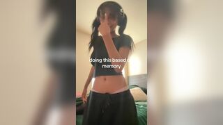 Teen Girl Tease With Thick Body Leaked Video