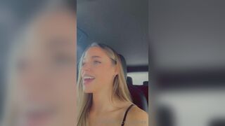 Hailey Naughty Beauty Talking to Her Fans While in Car Onlyfans Video