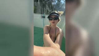 Wettmelons Naughty Chick Exposed her Massive Tits While Wearing Bikini Video