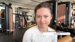 Olesyaliberman Twitch Babe Exposed Her Bouncy Booty While Working Out in Gym Video