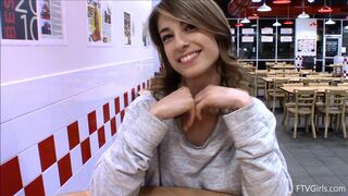 Kristen Nina Shows Her Nipples And Ass In A Restaurant Video