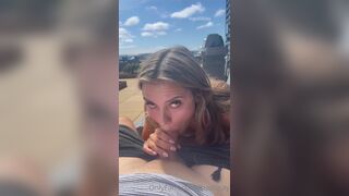 Madiiitay Amateur Beauty Gives Deep Blowjob at Outdoor Onlyfans Video