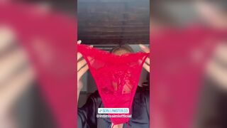 Intimissimiofficial Hot Baby Checking Her New Lingerie Video