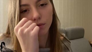 Nastya Williams Horny Whore Fucking A Dildo While Watching Porn Video
