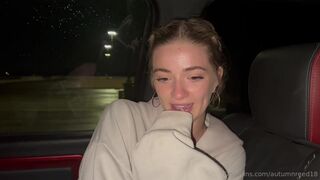 Autumnreed18 Busty Girl Gives Head In A Car OnlyFans Video
