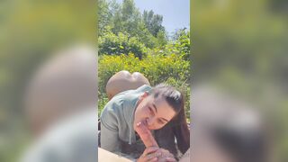 Meanawolf Horny Girl Exposes Pussy On Cam And Then Fucks fat Cock After Doing a Blowjob Outdoor Onlyfans Video