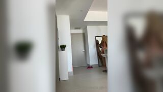 Maria Gjieli Gets Exposed her Huge Ass and Boobs While Walking Naked Onlyfans Video