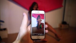 Angrymoon AKA Maria Gjieli Big Ass And Tits Teasing Compilation Video