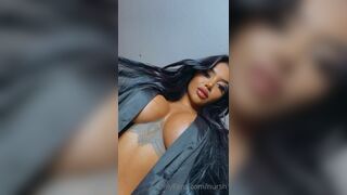 Nursh Cute Latina Shows her Curvy Tits in Nightdress Onlyfans Video