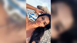 Nursh Love to Shows her Amazing Figure in Tight Bikini on Beach Onlyfans VIdeo