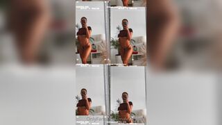 Malejandraq Shows her Amazing Figure in Mirror Onlyfans Video