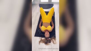 Francety Teasing Tits While Exercising Onlyfans Video