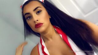 Jessicadouglas69 As A Naughty Nurse Teases Her Tits Onlyfans Video
