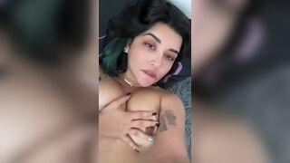 Andyytok Holding Her Nipples And Teasing Video